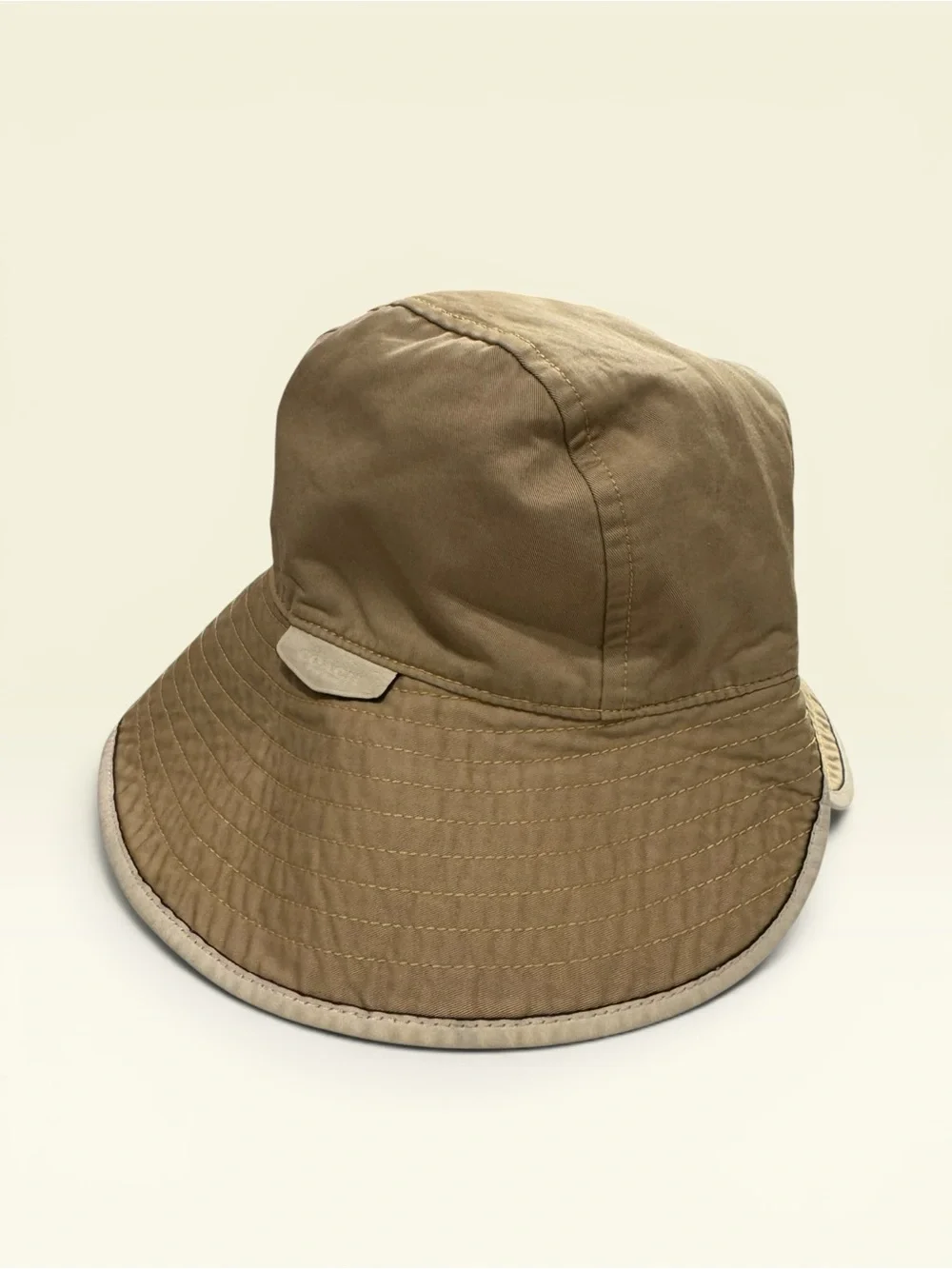 Vintage Coach sun hat / wide-brim bucket hat